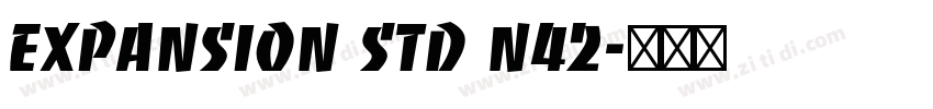 Expansion Std N42字体转换